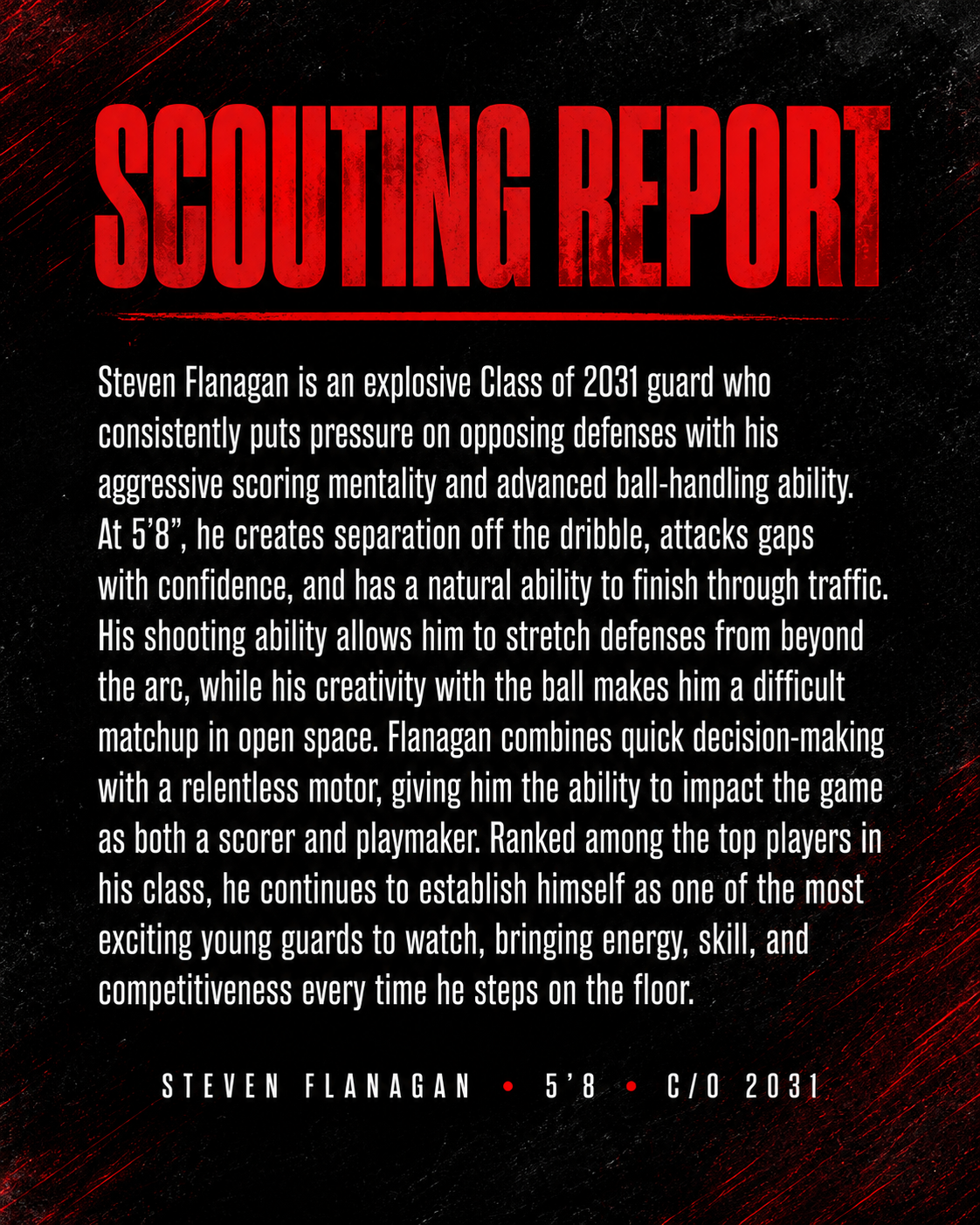 Athlete Spotlight (2-Slide Recruiting Graphic)