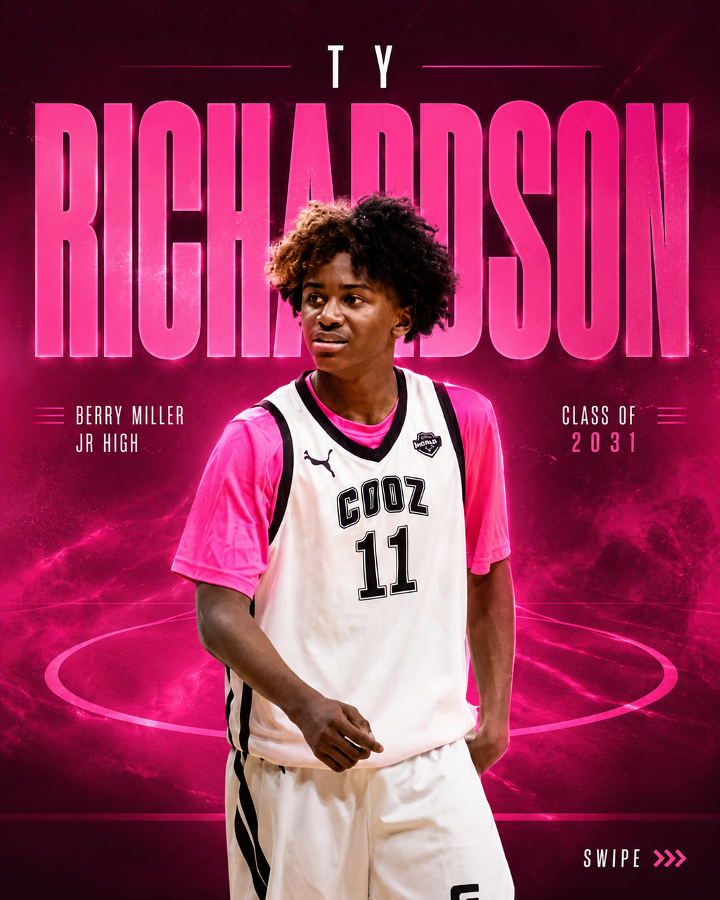 Athlete Spotlight (2-Slide Recruiting Graphic)